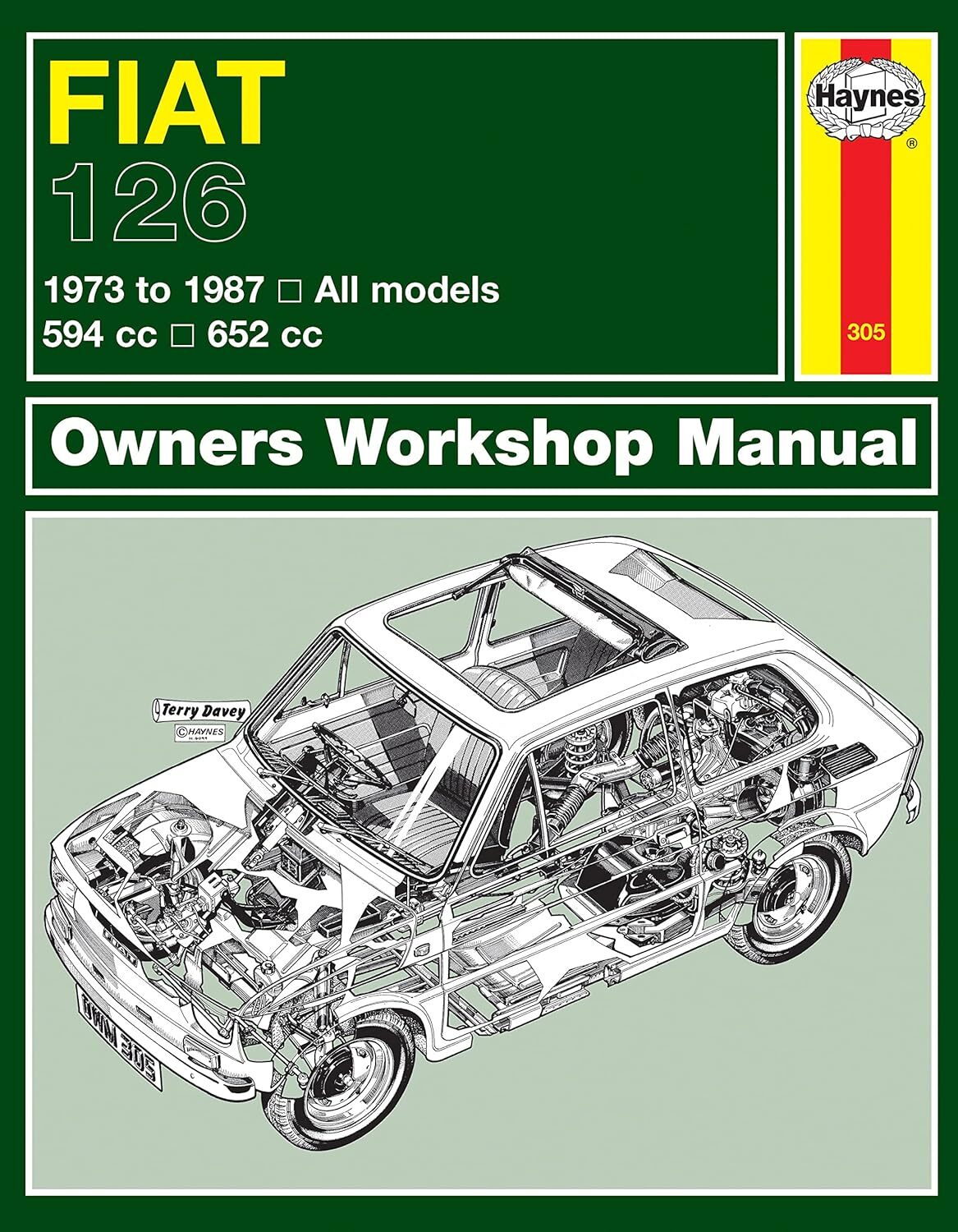 9780857336507 Fiat 126 (73 - 87) Haynes Repair Manual - Anon