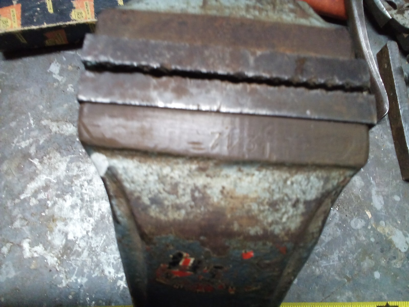 Vintage ATCO 80 Rapid Machinist Bench Vise 3" Jaw Swivel Base Original Paint