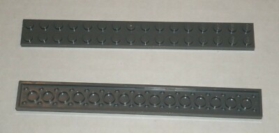 LEGO NEW 2x14 Dark Stone Grey Plate (2x) 6000970 Brick 91988
