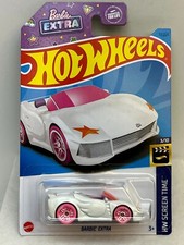 NIP 2023 Hot Wheels Mainline Barbie Extra 57/250 White HW Screen Time 3/10