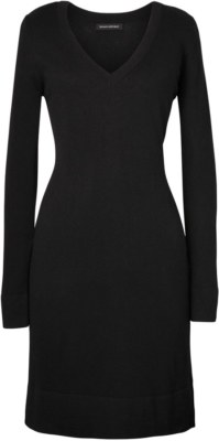 banana republic black sweater dress Wrap Knee-Length Sweater Dress