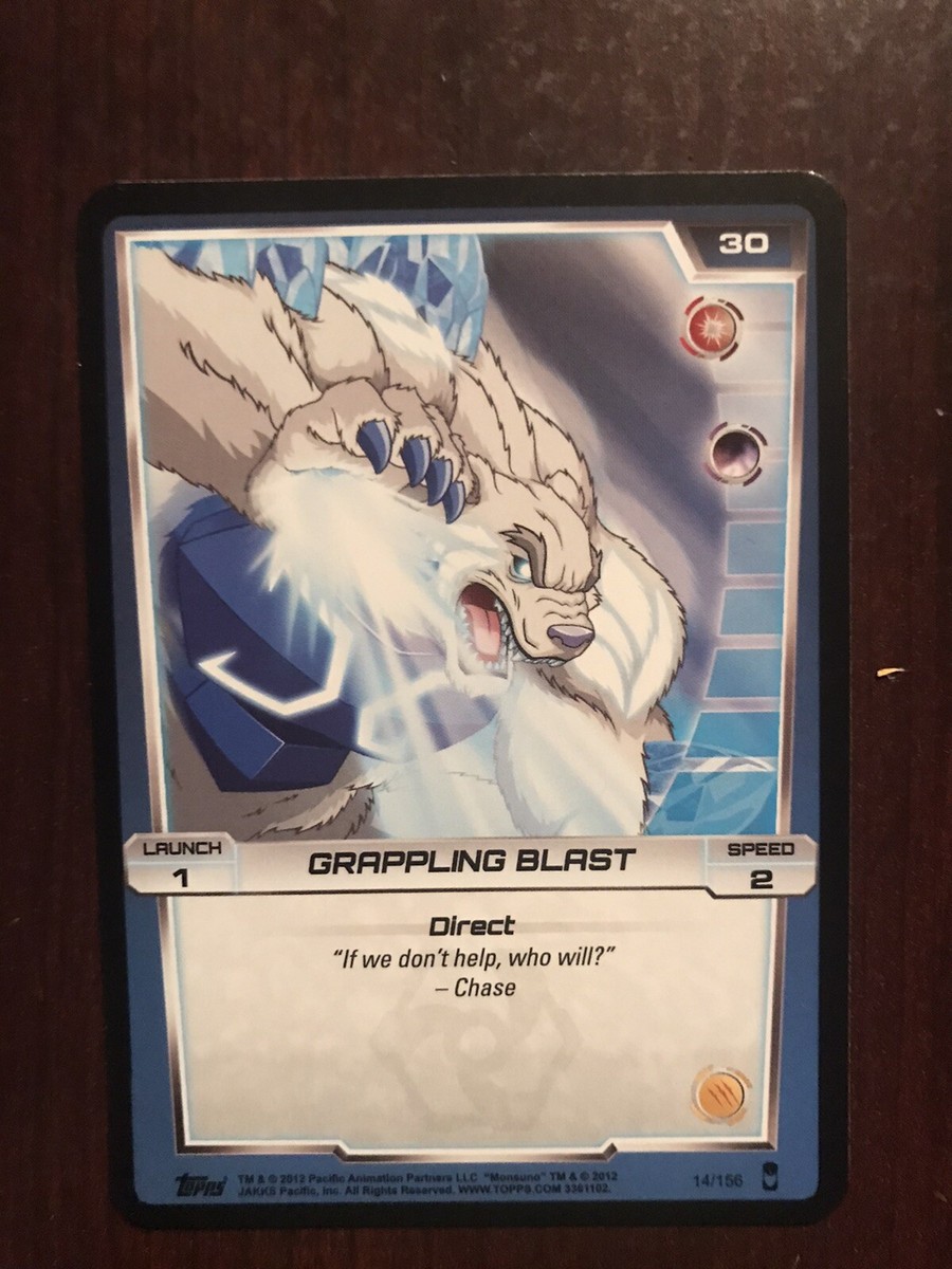 2012 Monsuno Trading Card Game #14 - Grappling Blast (Common) | eBay