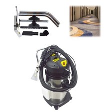 Carpet Floor Extractor Cleaning Machine Cycle Air-Cooled 30L Dry&Wet Clean 110V