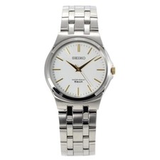SEIKO SPIRIT SCXP025 Quartz Analog White Silver
