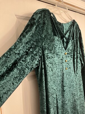 crushed green velvet dress Harbor Green Crushed Velvet Wrap Detail Midi Dress – Girl In Mind