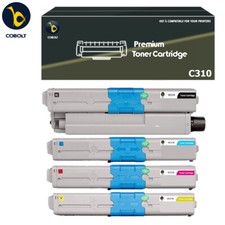 Image of 4 TONER CARTRIDGE Compatibile with OKI C310dn C310n C330dn C510dn C511dn C530dn