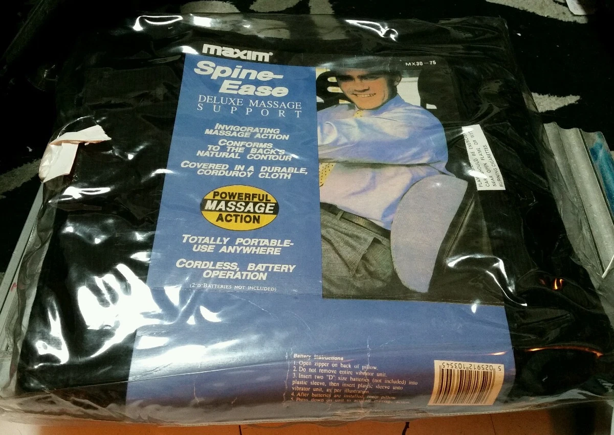 maxim spine ease deluxe massage support eBay