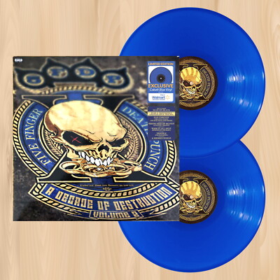 BLUE VINYL---- FIVE FINGER DEATH PUNCH A Decade of Destruction, Vol. 2 LP  0102