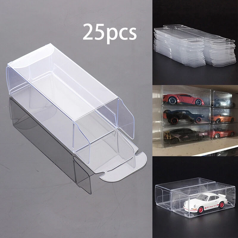 50X Clear PVC Gift Box Wedding Favors Packaging Box 1/64 Car Model Display Box - Image 4 of 4