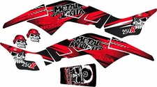 HONDA TRX 250R GRAPHICS KIT THICK AND HIGH GLOSS