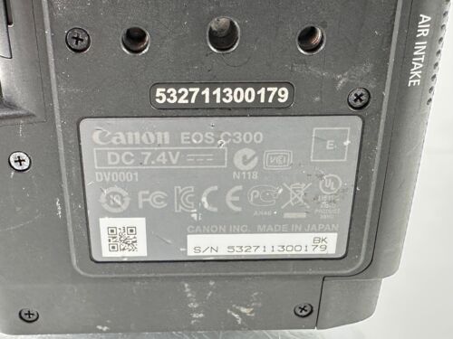 Canon EOS C300 MK I Digital Cinema Camera EF Mount And Accessories (794 Hours) - Picture 17 of 19