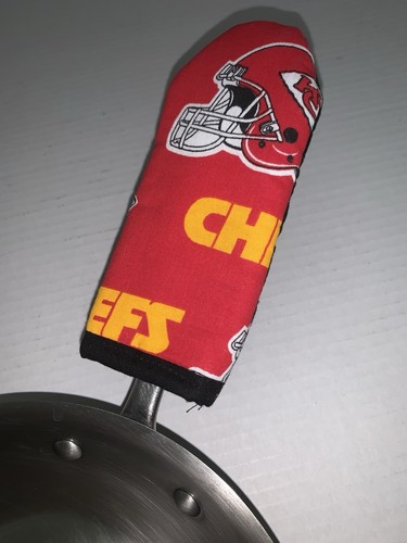 Kansas City Chiefs Copripiumino Rosso e Nero Porta Pentole Cucina Protezione Calore - Foto 1 di 2