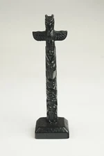 Vintage BOMA Totem Statue Haida Bear Wolf Eagle Vintage Native Aboriginal