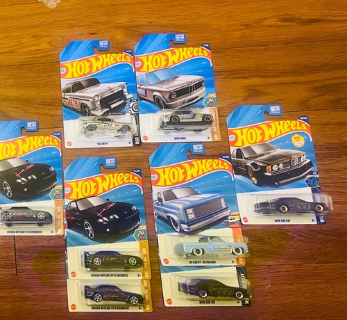 Hot Wheels 2025 H Case 8 Highlights ZAMAC Skyline Silverado BMW 635 CSI 1/64