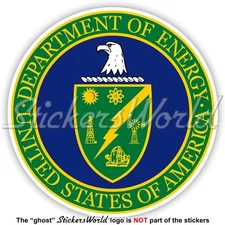 US DEPARTMENT of ENERGY Seal DOE United States USA American Vinyl Decal, Sticker