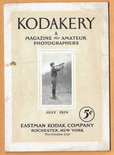 Vintage July 1924 Eastman Kodak KODAKERY Magazine for Amateur Photographers