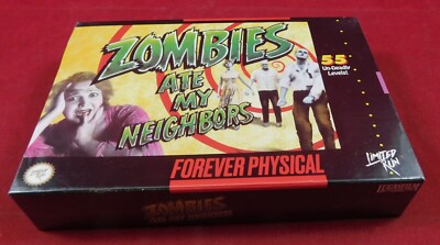 Zombies Ate My Neighbors -Super NES Nintendo SNES - Limited Run *new*