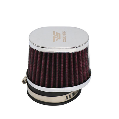 2Pcs High Flow Air Filter Engine Cleaner Intake Pod For Motorcycle