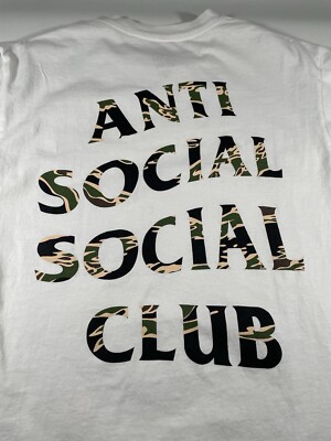 Anti Social Social Club Mens White Shirt M Streetwear Made