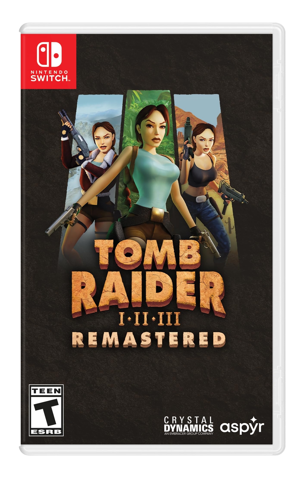 Tomb Raider I-III Remastered Protagonizada por Lara Croft - Nintendo Switch