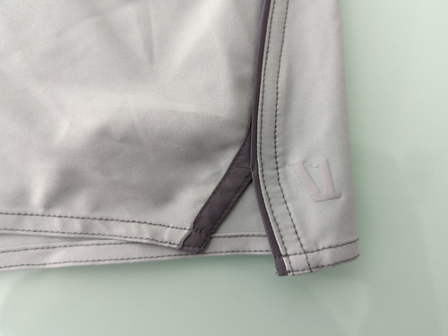 VUORI Men's Elastic Waist Shorts TRAIL SHORT Shale/Neptune Stripe XXL NWT - Picture 2 of 11