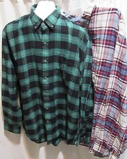 IZOD Varied Colors, Plaid, Long Sleeve Men's Flannel, Shirt XL, 2XL, 3XL