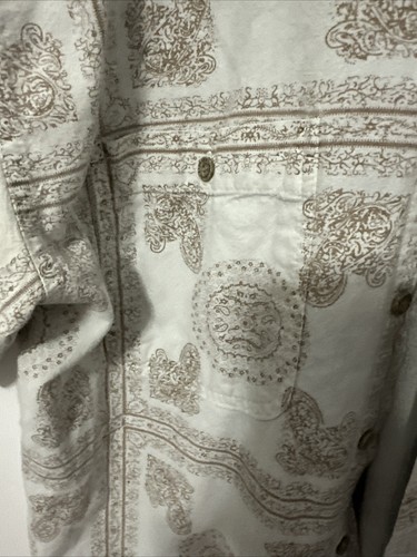 Vintage Gitano Men’s Short Sleeve Button Up Shirt w/ Pockets Size S - Picture 4 of 8