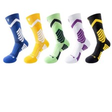 Mens Classic Fashion Running Socks Everyday Sports Soft Towel Socks