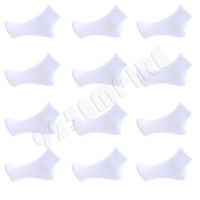 6 Pairs Women's Lightweight White Low Cut Ankle Socks Cotton Size 9-11 146