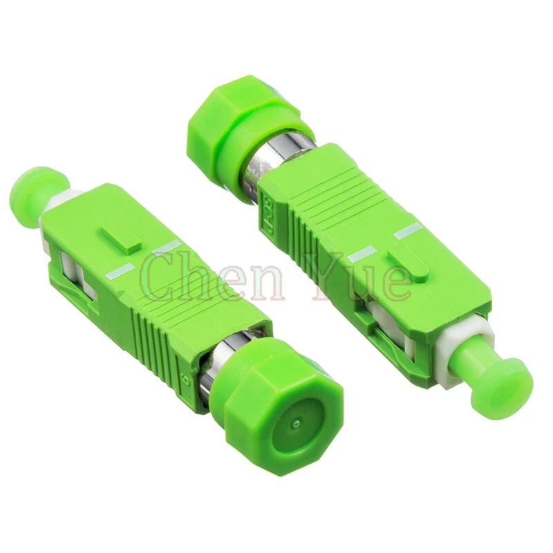 2pcs FC APC Female to SC APC Male Fiber Optic Adapter SM FC-SC Hybrid Connector - Image 4 of 4