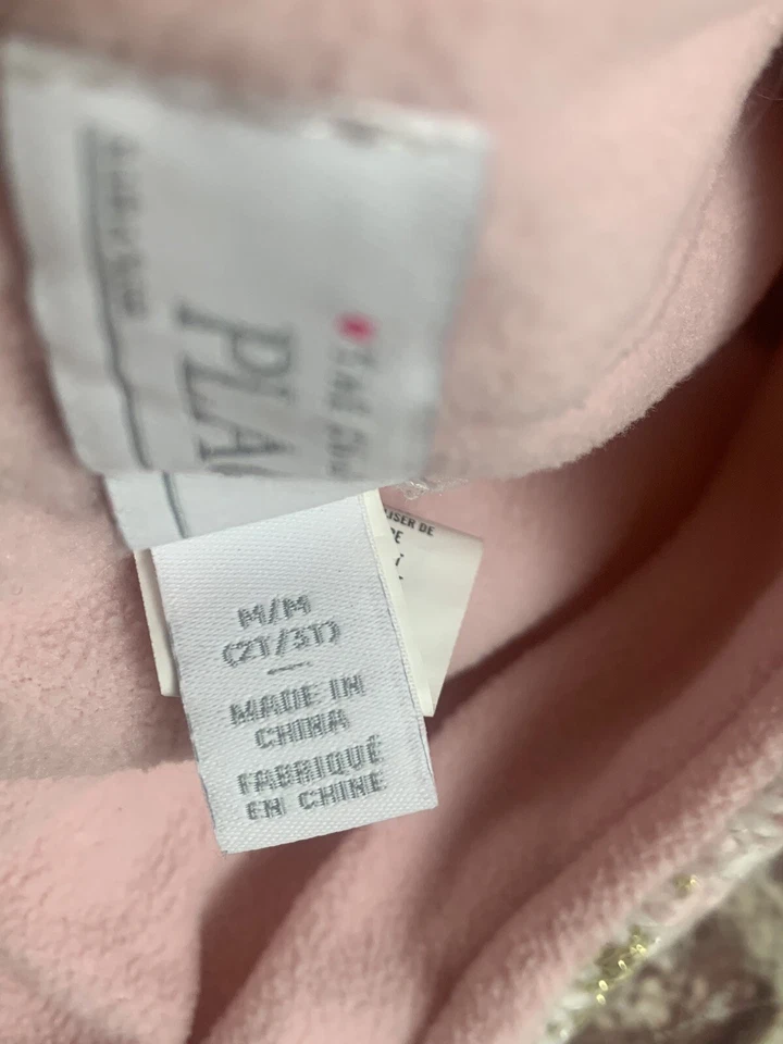 Gorro de cordero mediano 2T/3T BLANCO/ROSA para niños Foto 4 de 4