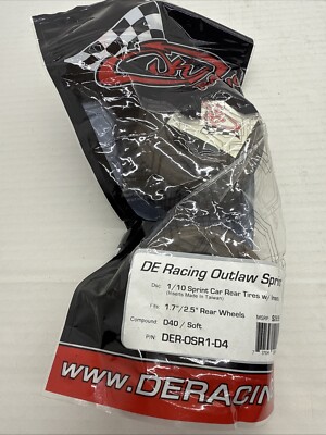 DE Racing Outlaw Sprint Car D40 Soft Tire w/inserts DER-OSR1-D4 T3