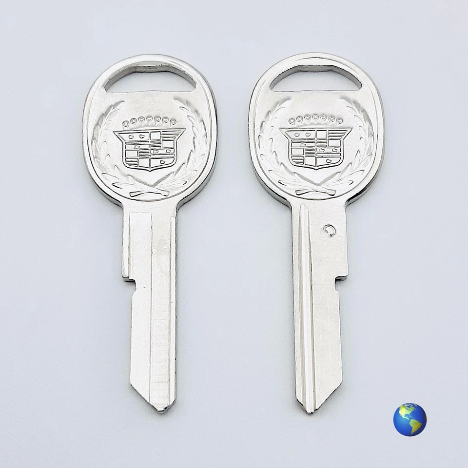 原装 B51-D 徽章钥匙坯适用于凯迪拉克、吉姆西、庞蒂亚克等(1 键) — 第 3/4 张图片