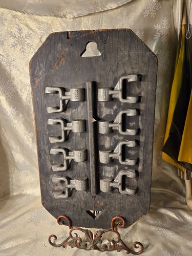 Antique Industrial Foundry Mold – Double-Sided Abstract wall Art c.1900s - Picture 1 of 8