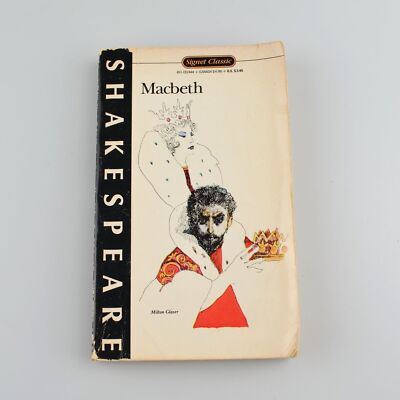 Macbeth by William Shakespeare - Signet Classics - Black Binding 1987 ...