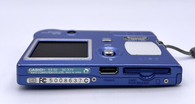 Casio Exilim EX-S2 compact digital camera blue With SD Card