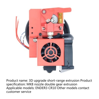 Upgraded 3D Printer MK8 Proximity Extruder Double Gear Extrusion Feed TPU