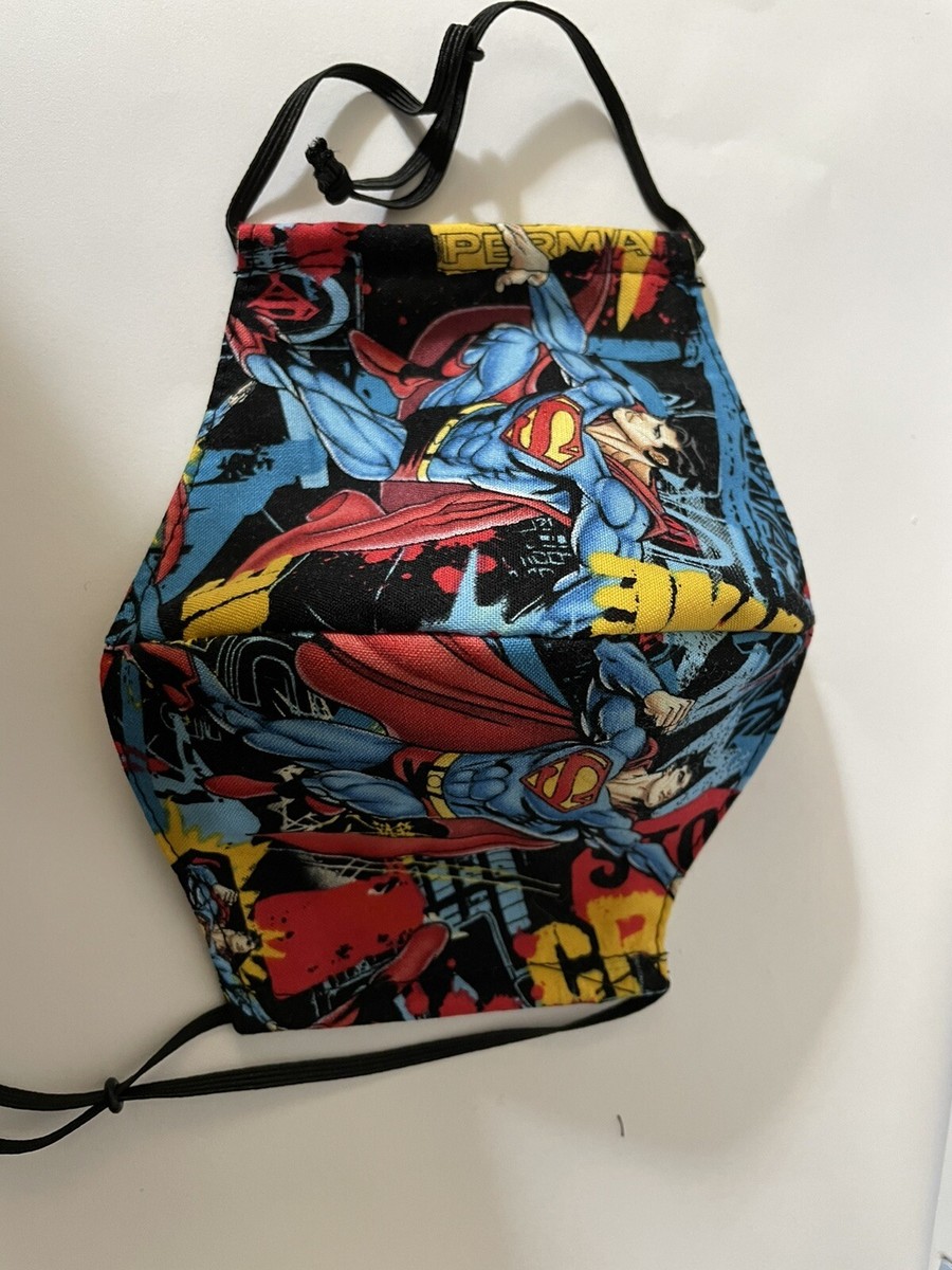 DC Comics Superman Logo Gesichtsmaske – Strapazierfähig & Stylisch