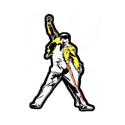 Freddie Mercury Band Sticker queen vintage rock music Decal