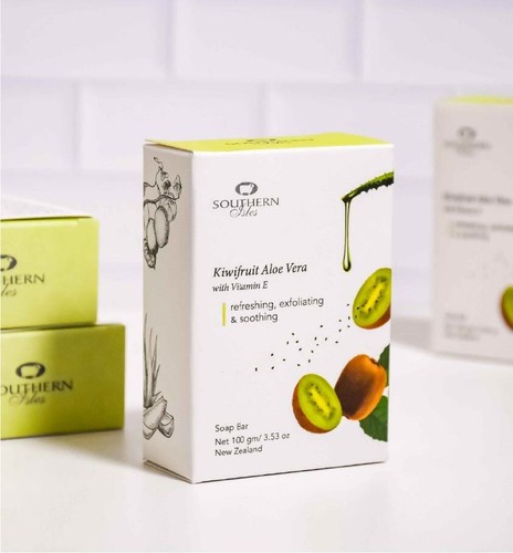 Kiwi fruit & Aloe Vera Soap | Southern Isles | New Zealand - Picture 5 of 5