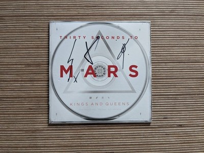 Thirty Seconds to Mars orig. Autogramm - Promo CD - signiert IP (Jared Leto) 30