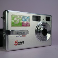 Vivitar Digital Camera Vivicam 5190 5.0MP Silver Tested