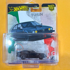 Hot Wheels Car Culture World Tour Alfa Romeo GTV6 3.0 Black 1:64
