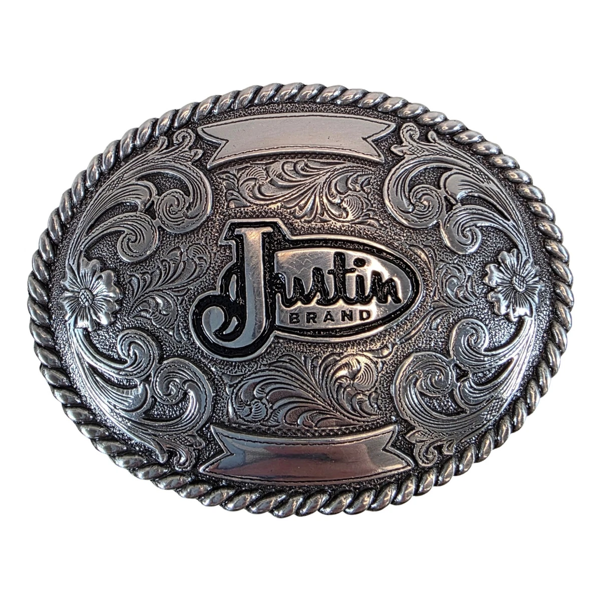 Justin Belt Buckle In Collectible Western Americana Belt  display picture 3