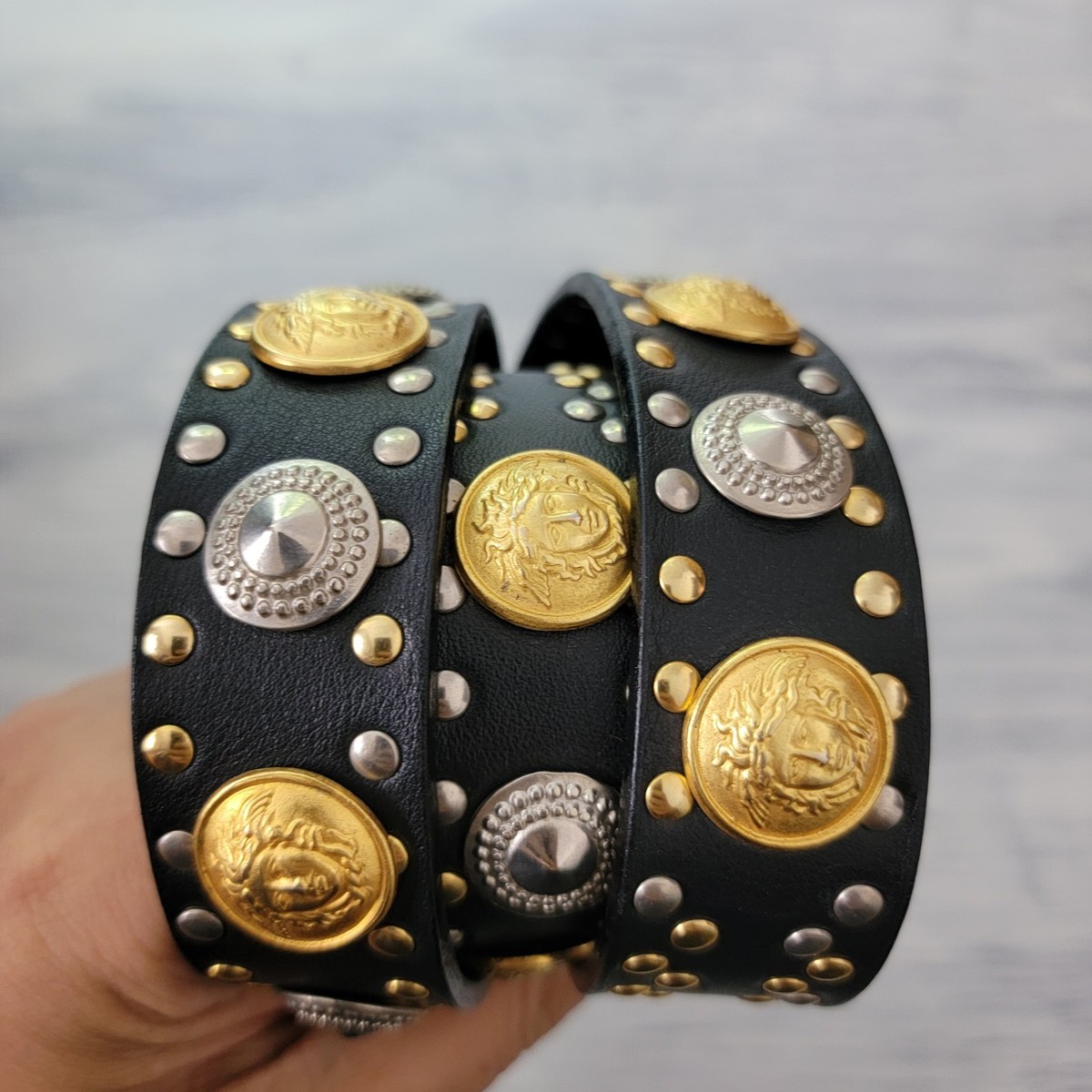 Gianni Versace Vintage Men's Belt 1993 Miami Rare