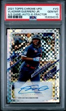 2021 TOPPS CHROME UPDATE ALL-STAR GAME #VG VLADIMIR GUERRERO JR. 53/125 PSA 10