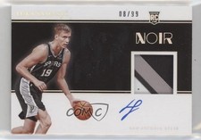 2019-20 Panini Noir Rookie Color 8/99 Luka Samanic #360 Patch Auto 9ih