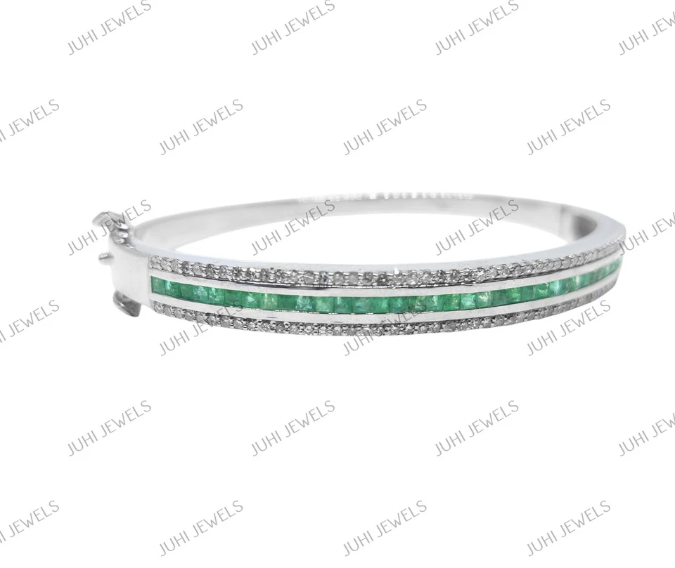 Natural Ruby Bangle Bracelet 925 Silver Ruby Bangle Pink Ruby Bridal Bangles - Image 4 of 4