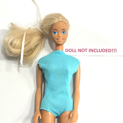 Vintage 1973 Mattel Sunset Malibu Barbie® Original Aqua Swimsuit ~ EXC