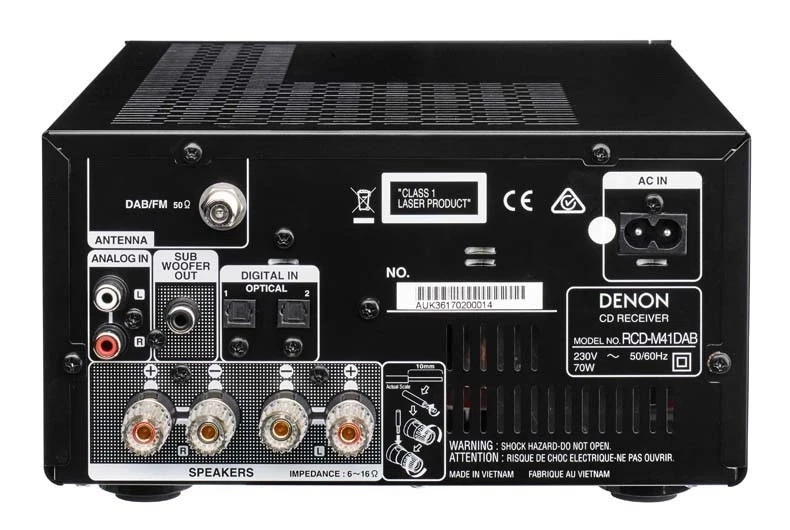 Denon DM41 DAB (Black) Mini System exc Speakers **NEW** - Image 4 of 4